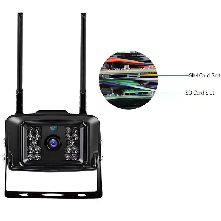 4G 1080P HD Bus Outdoor CCTV IP66 Security Surveillance Wireless MINI IP WIFI Car In-vehicle  Infrared Camera