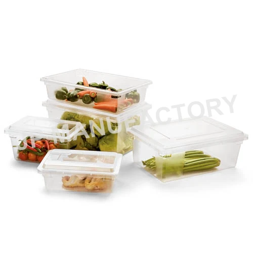 Professional 19L PC containers for food plastic Rectangular storage container markings with high quality