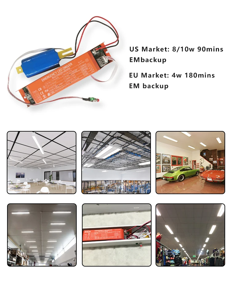 Factory Supply Led Panel Light Importers Li-Ion Battery Rechargeable Led Triproof Batten Light Foshan Emergency Power Supply