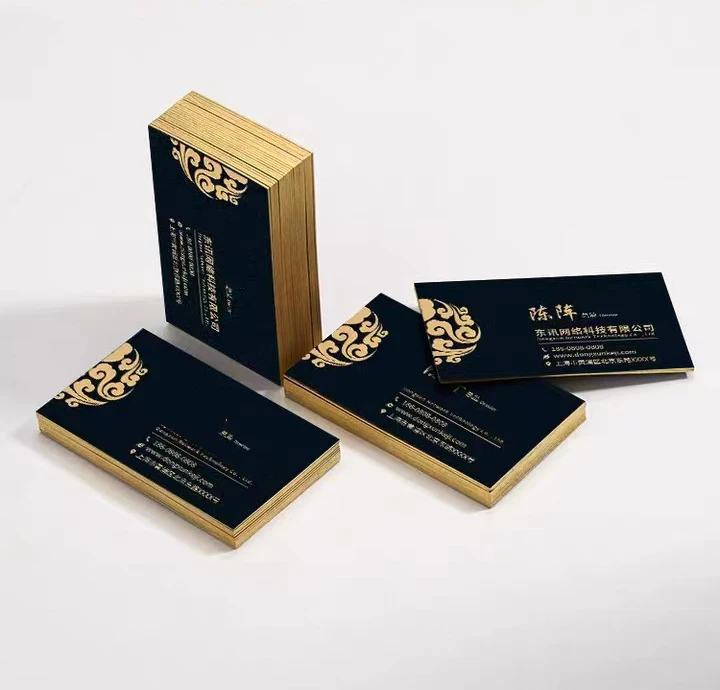 Hot Foil Stamped Beauty Salon Business Card Printing