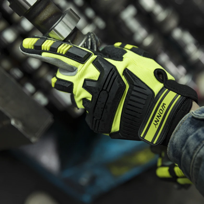 EN420 EN388 Waterproof Fireproof Silicone Anti-heat Anti-cut Anti-slip Fully Palm Safety Gloves