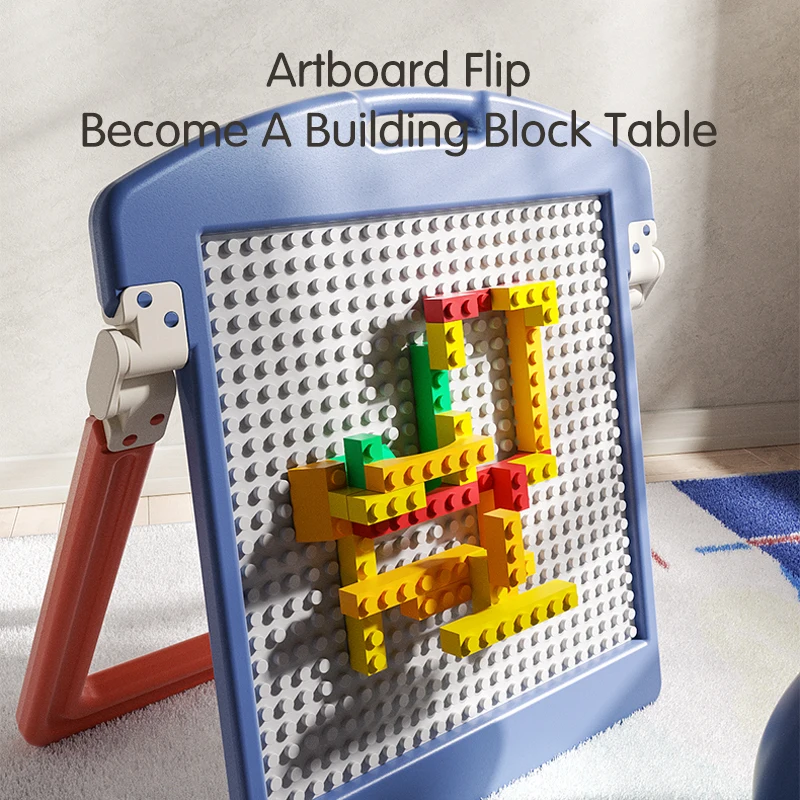 2022 New Foldable Doodle Mini Dry Erase Children Easel Magic Kids Painting Writing Magnetic White Board Stand Drawing Toys