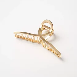 elegant metal golden Claw Hair Clip for girls and women for christmas