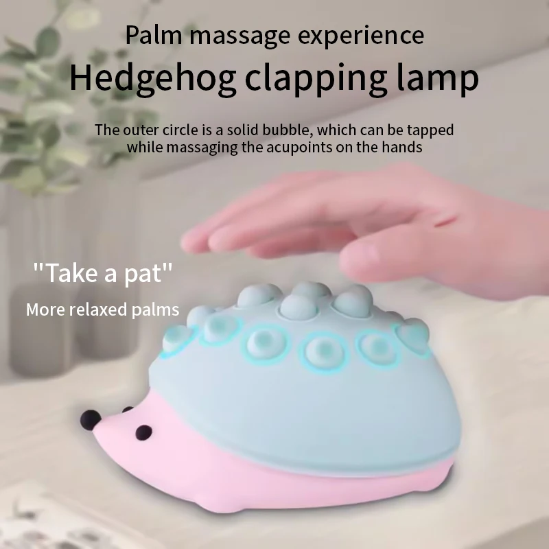 Cute Panda Silicone Night Light RGB LED Color Changeable Sensitive Tap Control Silicone LED Lamp for Baby Kids Adult Bedroom