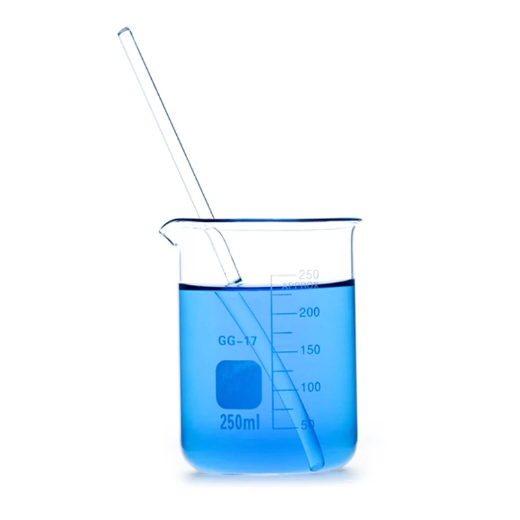 High quality  laboratory high temperature High borosilicate measuring cup stirring rod