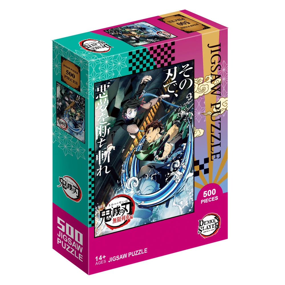 YMJ 16 Styles Demon Slayer: Kimetsu no Yaiba For Kids Anime Puzzle (1000pcs/set)