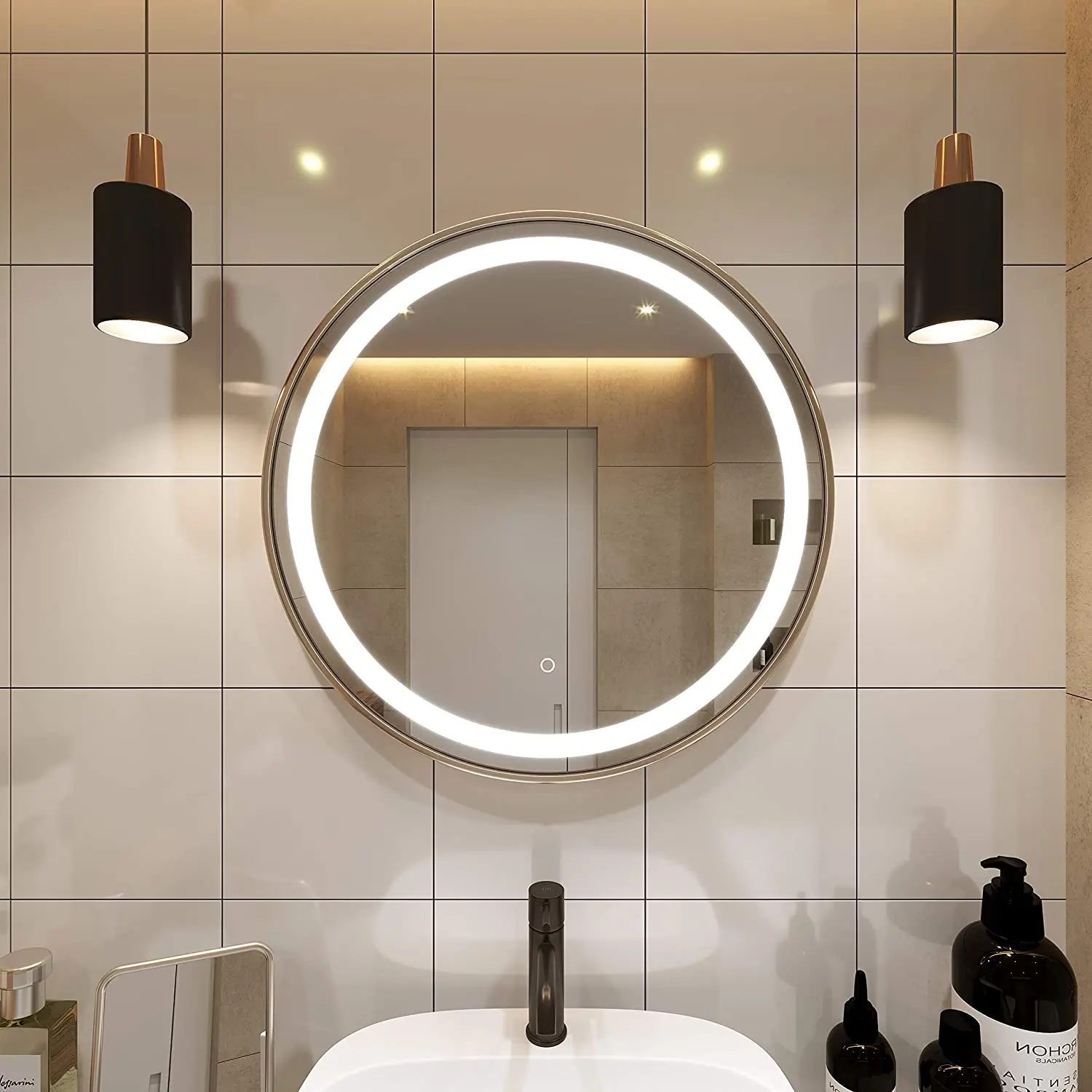 Hot sale Wall Decorative Full Length Mirror For Home Hotel Led Mirror Luxury Smart Customized Switch