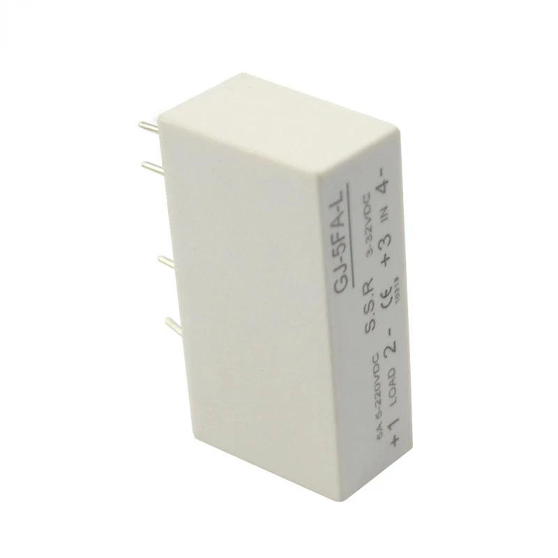 MGR GJ-5FA-L DC-DC контактный штырь PCB, SSR вход 3-32VDC с выходной мощностью 5-220V DC 5A твердотельные реле постоянного тока