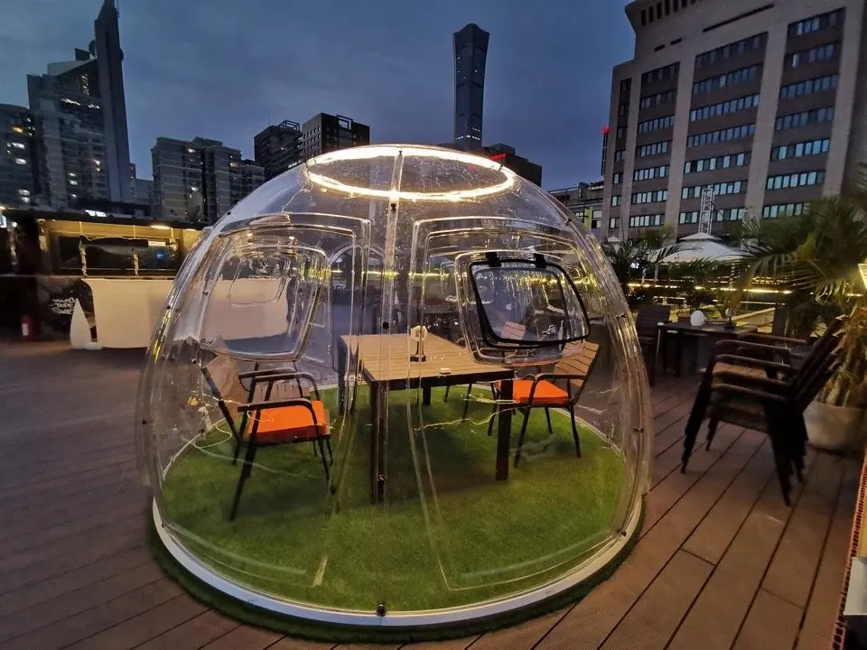 Dome House Star View Round Tiny House Prefabricated Dome Home Pc Transparent Solid Sheet