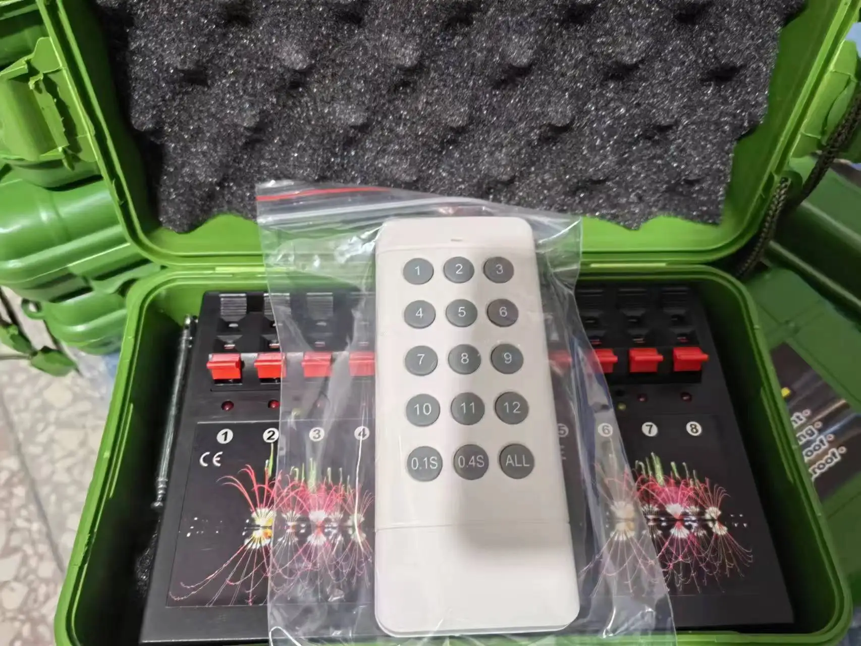 wireless remote control cold flame fireworks firing system firing device for Christmas fireworks show