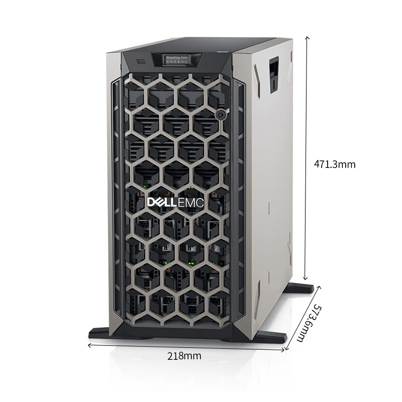 dell tower server t440 xeon 3204 8g memory 2t h330 raid card dvdrw 750w dell poweredge t440 tower case