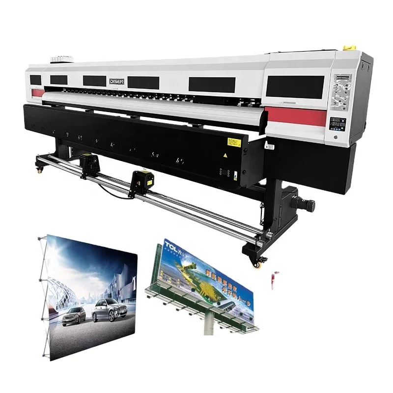 Good Price 3.2M 10Feet 2400dpi E-p-s-o-n Eco Solvent Printer 10 feet Digital Large Format Eco Solvent Inkjet Printing Machine