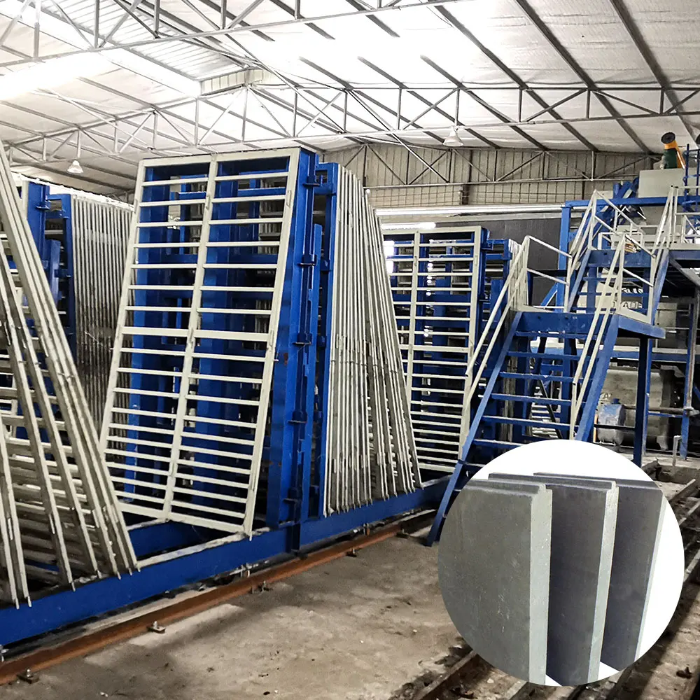 Precast concrete lightweight hollow core wall panel machine hollow core slab machine