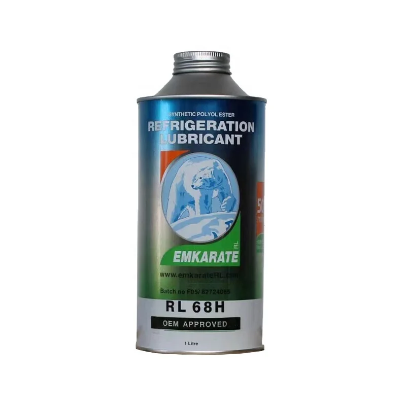 EMKARATE Refrigeration Lubricant RL 68H 1L oil for Auto Air Conditioner Compressor Equipment