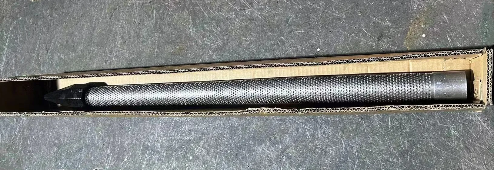 1.25inch galvanized driven sandpoint filter screen pipe point for shallow water wellpoint portable garden hand pump