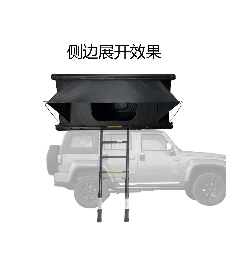 Наземная 4WD алюминиевая Расширенная треугольная палатка на крыше с твердым корпусом для грузовика кемпинга продажу