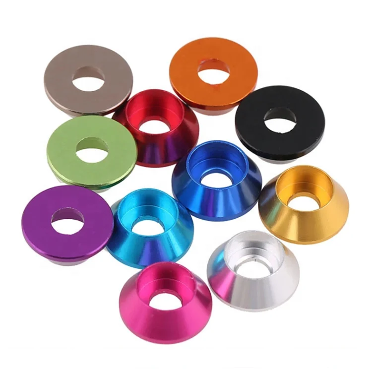 Пользовательский алюминиевый анодированный цветной винтовой колпачок
