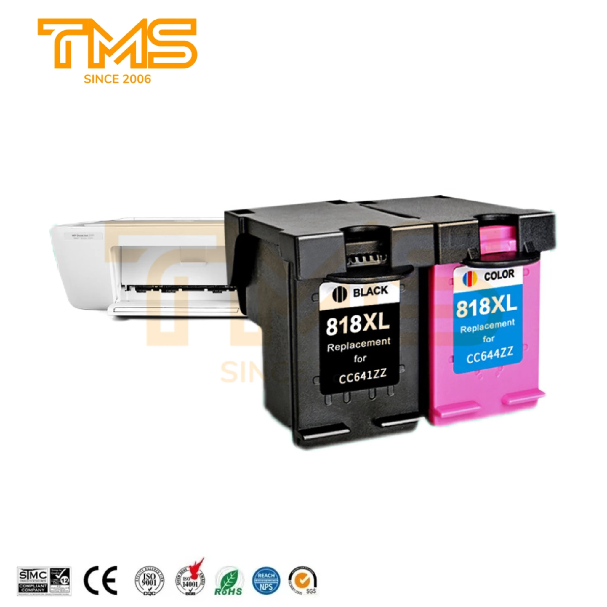 818XL HP 818 XL Black Remanufactured Color refilling ink cartridges For HP Deskjet Ink 1668 2568 2418 2600 F2488 Printer hp