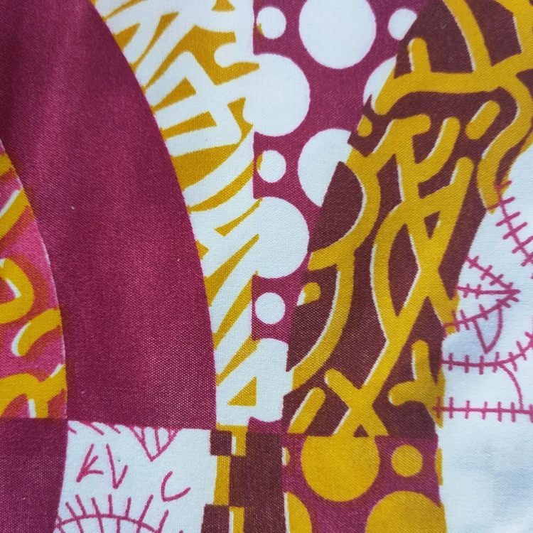 Pigment Printing Polyester Fabric Mattress Africa Microfiber Fabric Plain Grain Wholesale By The Meters