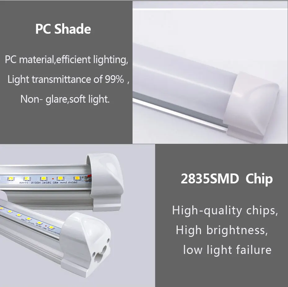 Manufacturers office indoor kitchen housing lighting 18w 20 watt 4ft t8 led tube light