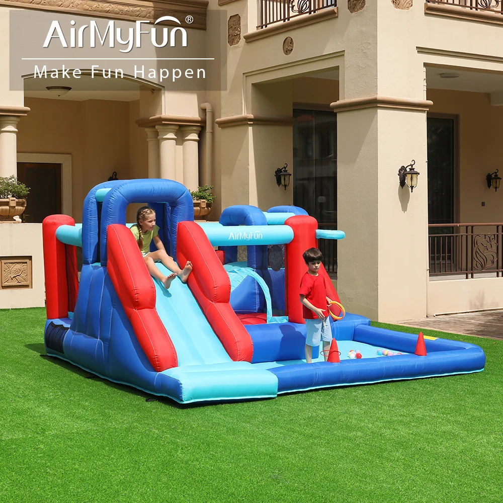 Wholesale Jumping Kids Inflatable Bounce House home Use Bouncy Castle Bounce House With Slide Combo