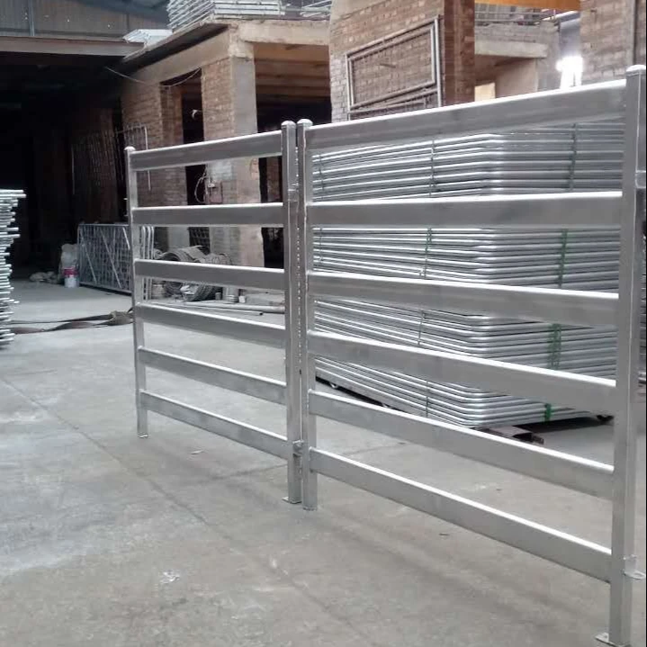 Farm Livestock Animal Cheap Cow Rail Fence / Metal Fence Panel Cattle Sheep Fence