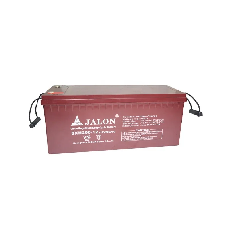 Battery Gel Agm 200ah 250ah Jalon Battery High Quality solar batteries 200ah 12v