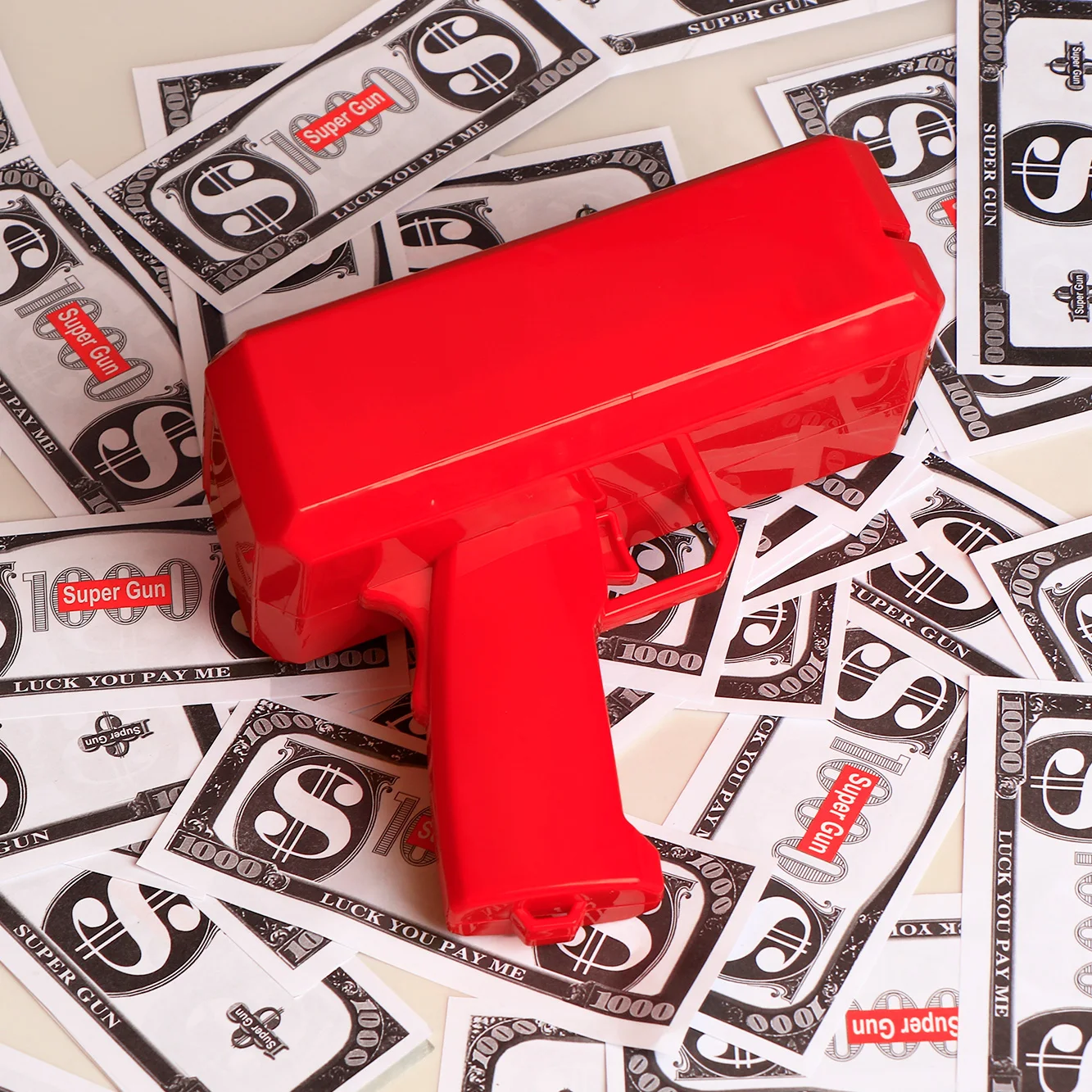 Plastic Customization Logo Cool Money Rain Cash Shooter Party Super Money Gun