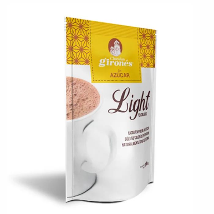 Creamy Smooth Healthy Beverage Sugar Free Light Cocoa Powder 200 Grams Ideal Complement Hot or Cold Drink