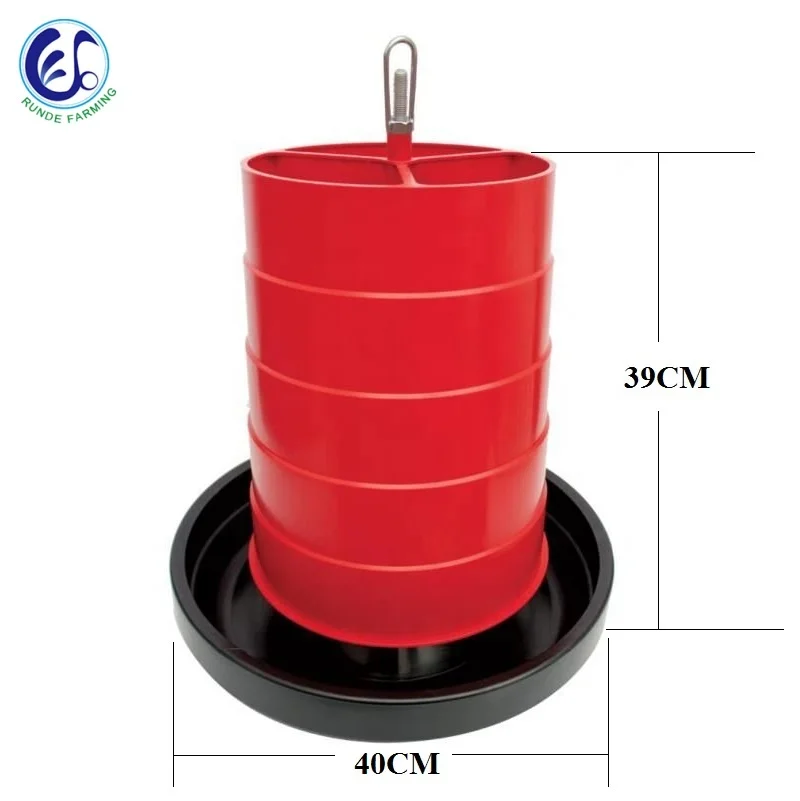 The factory independently produces feeders for chickens and ducks.
