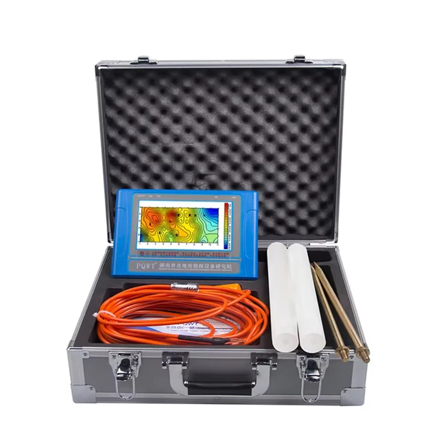 New  PQWT-TC500 Detect Aquifer Deep Water Detection Machine 500m Water Detector Underground Finder