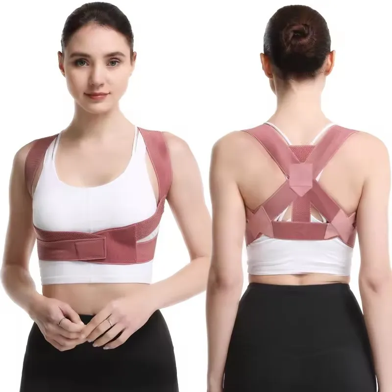 NEW Adjustable Elastic Back Support Belt Chest Posture Corrector Shoulder Brace for Men Women