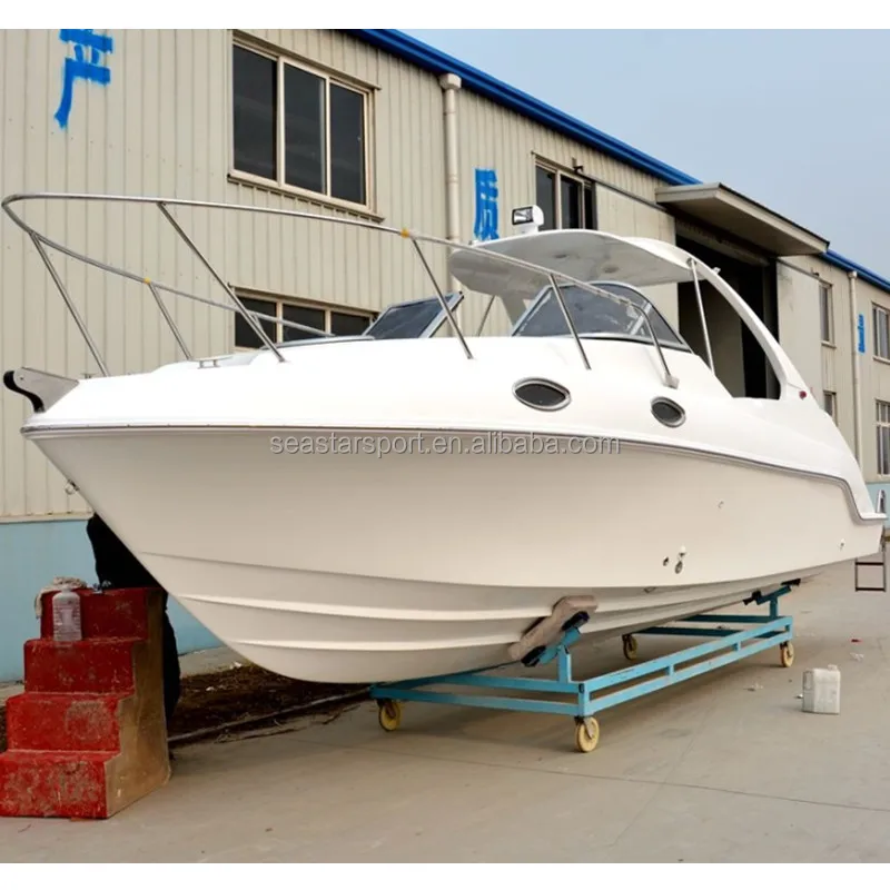 Fashion New 27ft Fiberglass Crusing Luxury Boat Yacht Price