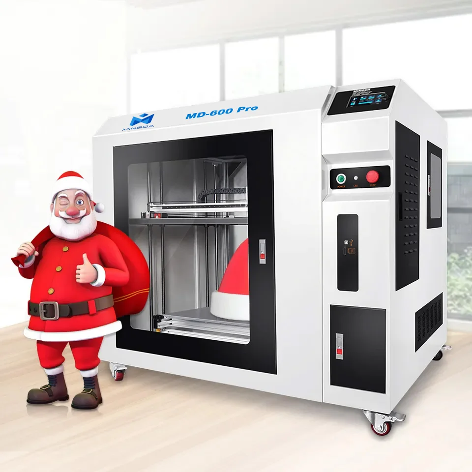 Large format MD-600 Pro high quality auto leveling 600mm colorful fdm 3d printer
