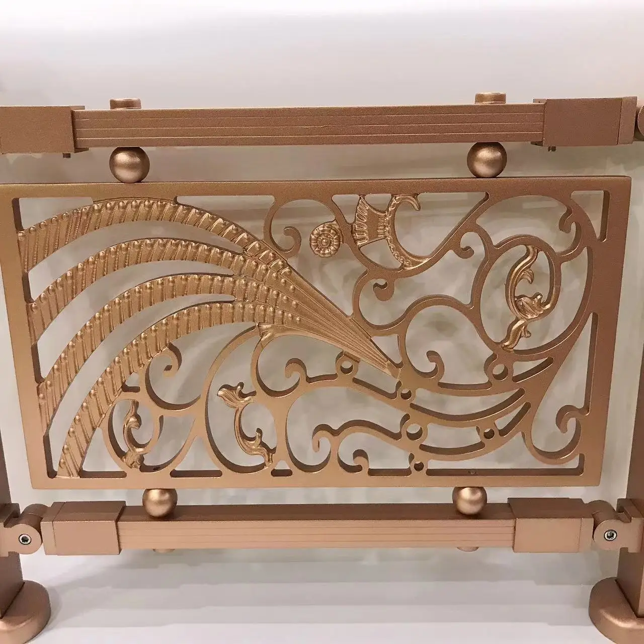 Wholesale customized copper stair handrails with beautiful design