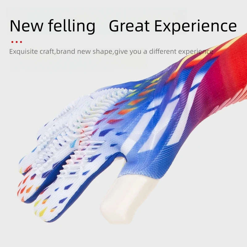 Professional Soft German Latex Predator Kids Guard Goalkeeper Gloves Football Goalkeeper Gloves With Finger Protection