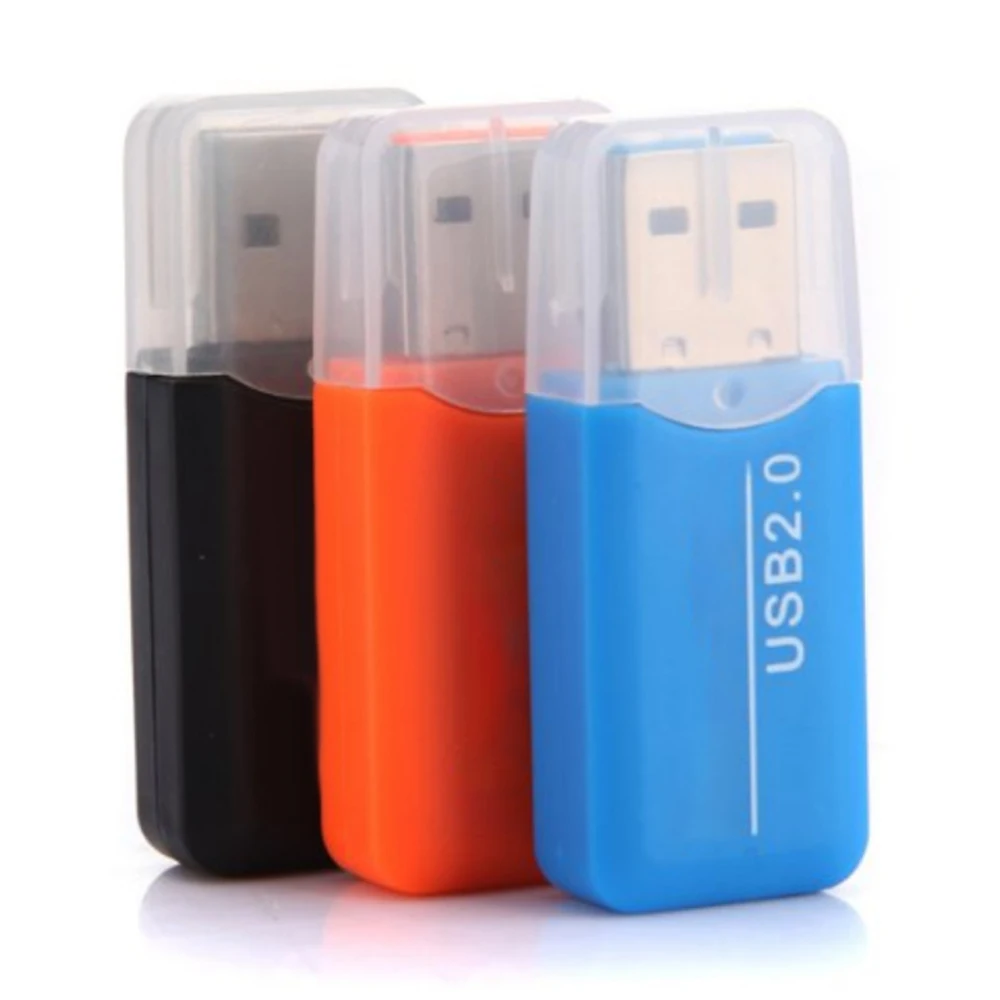 Low Price External Usb 2.0 T-Flash Tf Card Reader Memory Card Stick Adapter Usb Card Reader
