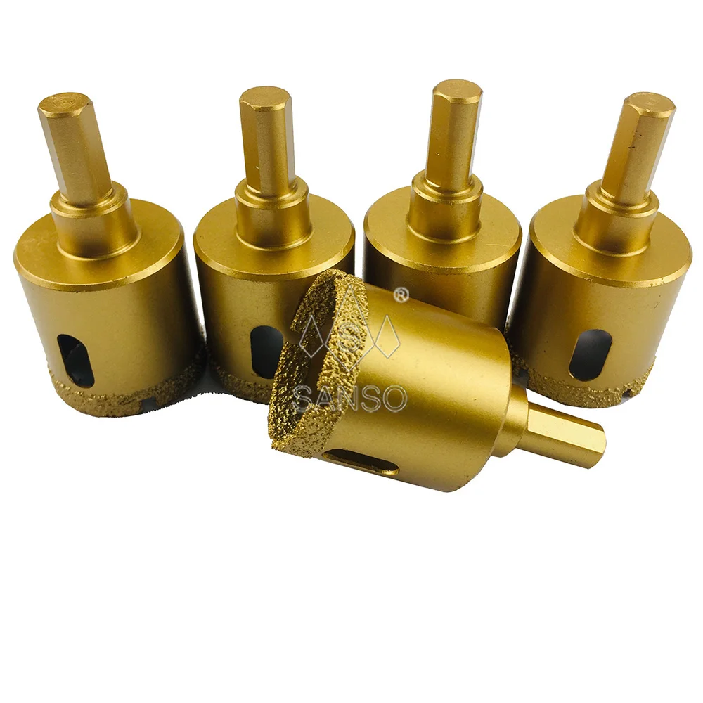Sanso fast cutting vacuum brazed marble porcelain ceramic tile diamond hole saw diamond core drill bit