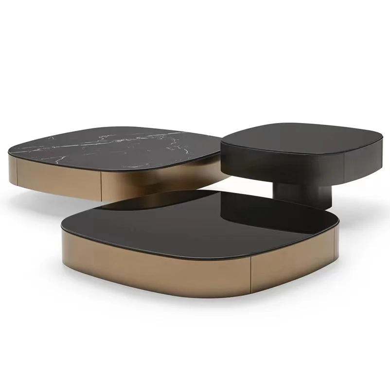 China Factory Direct - Affordable Cheap Price Tempered Glass and Stainless Steel Small Coffee Table