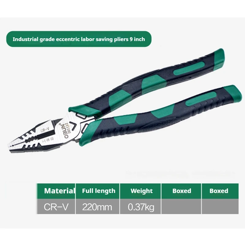 Wholesale industrial-grade 8-inch wire cutters pointed 6-inch flat-jawed tiger diagonal pliers stripping wire pliers