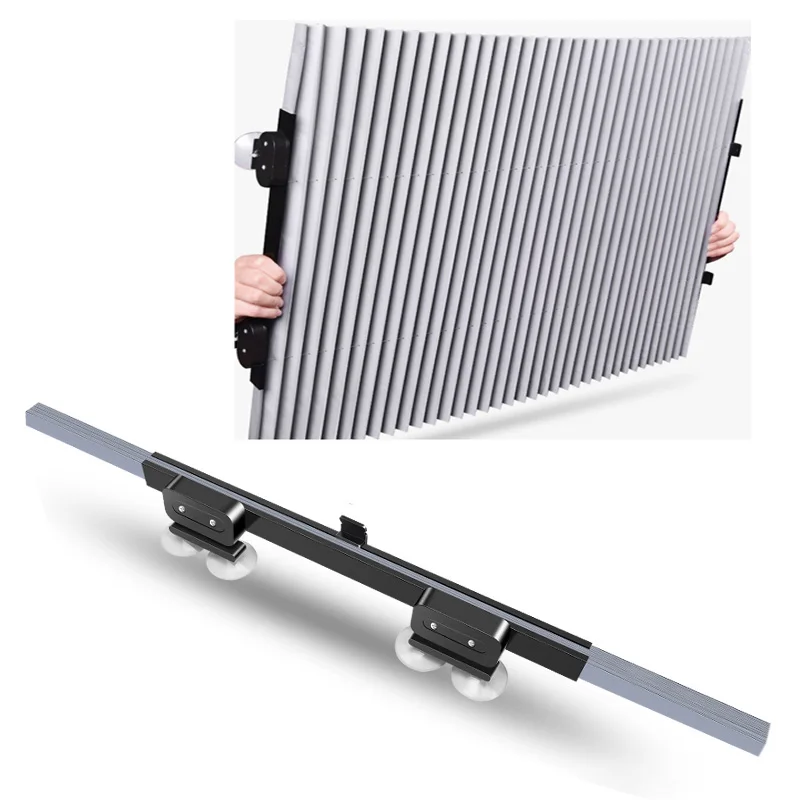 Vehicle Sunshade Retractable Car Windshield Sun Shade Blocks 99% UV Auto Shrink Large Sun Visor Protector with suction cups