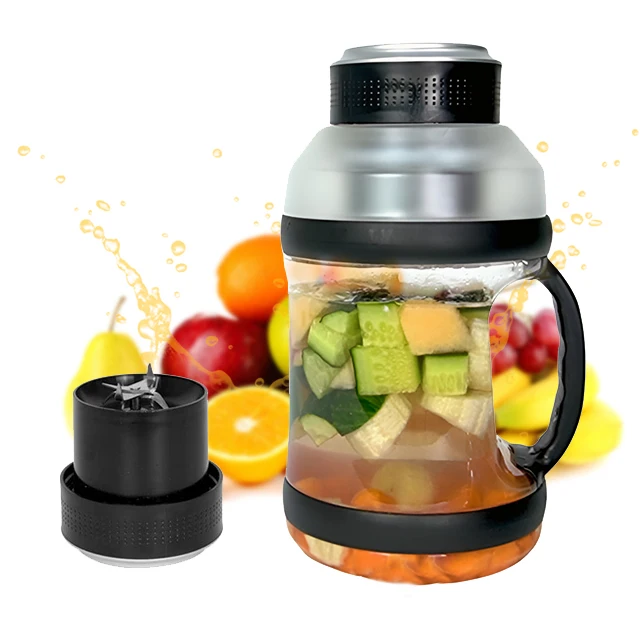 Sports style self cleaning portable electric 2000ml fruit juicer blender with 540 motor torque