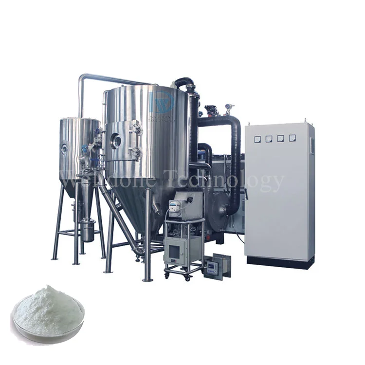 Automatic Milk Spray Drying Machine Probiotic Vertical Industrial Spray Dryer Equipment