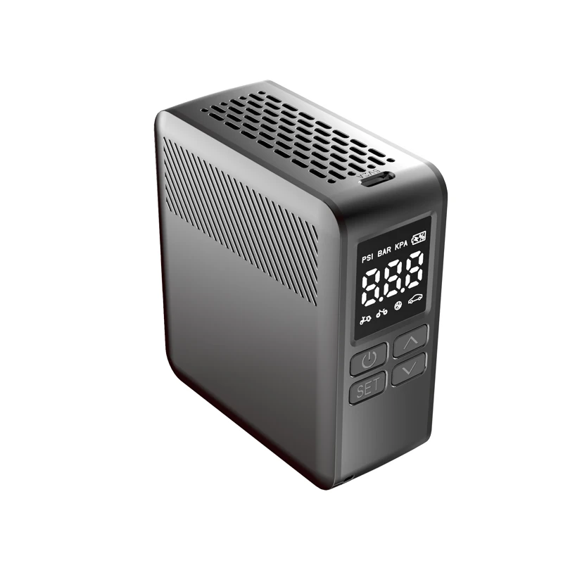 150psi ultra mini rechargeable smart car bike pump cordless tire inflator for car bicycle ball