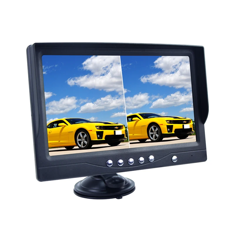  Портативный 7 дюймов PAL / NTSC DC12V 24V Обратный SONY Cyber-shot автомобильный монитор Автономный ЖК Универсальный