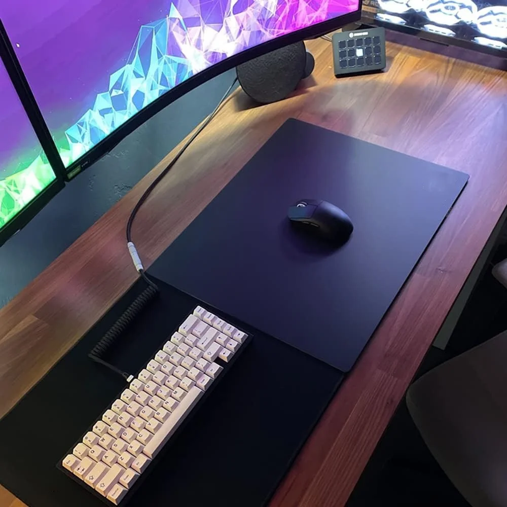 Wholesale Custom Printing Pattern Tempered Photovoltaic Glass Mouse Pad Quick Movement For Games Using