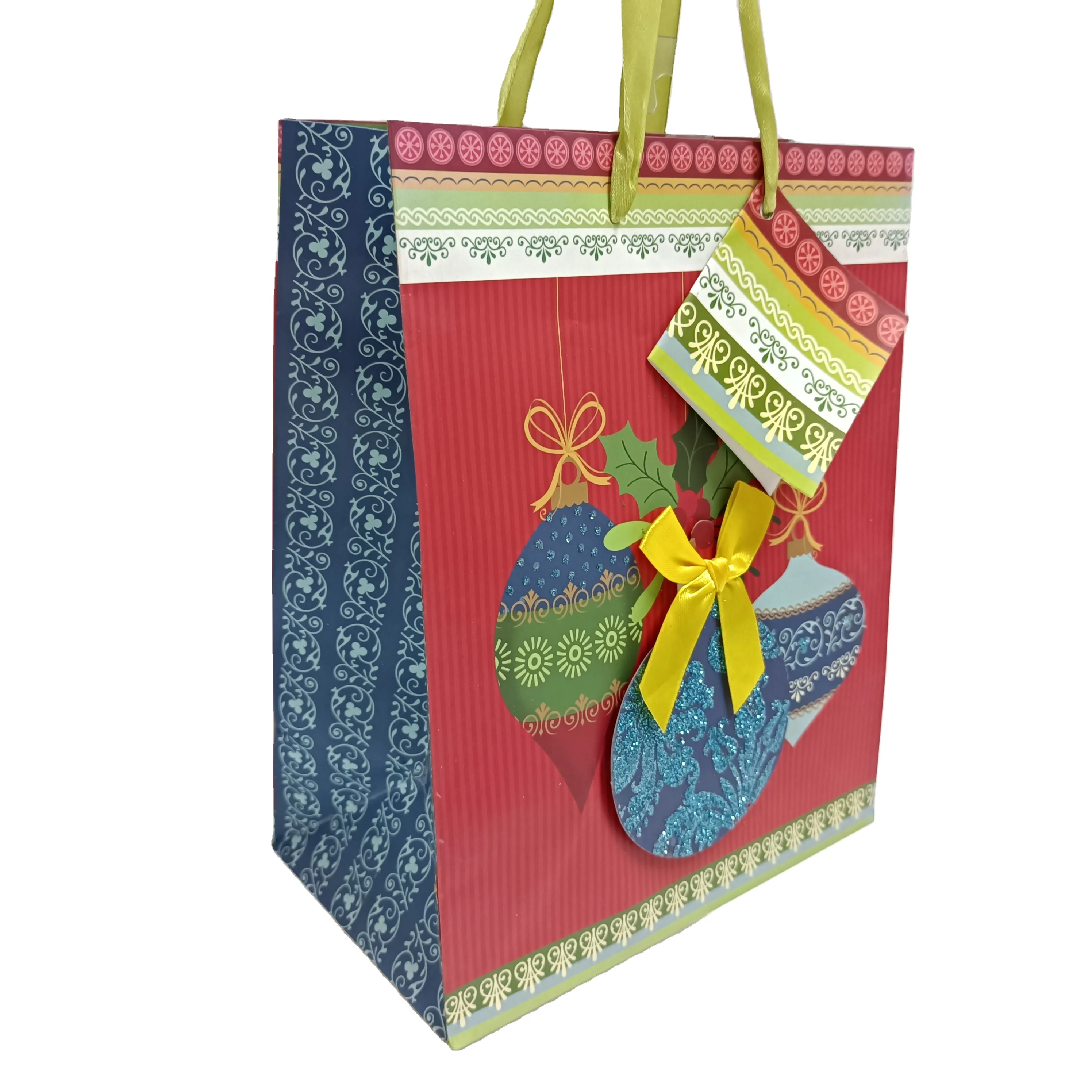 SP624 Christmas Paper Bag for gift New Products for shopping bag Offset Printing gift Bag for Shopping