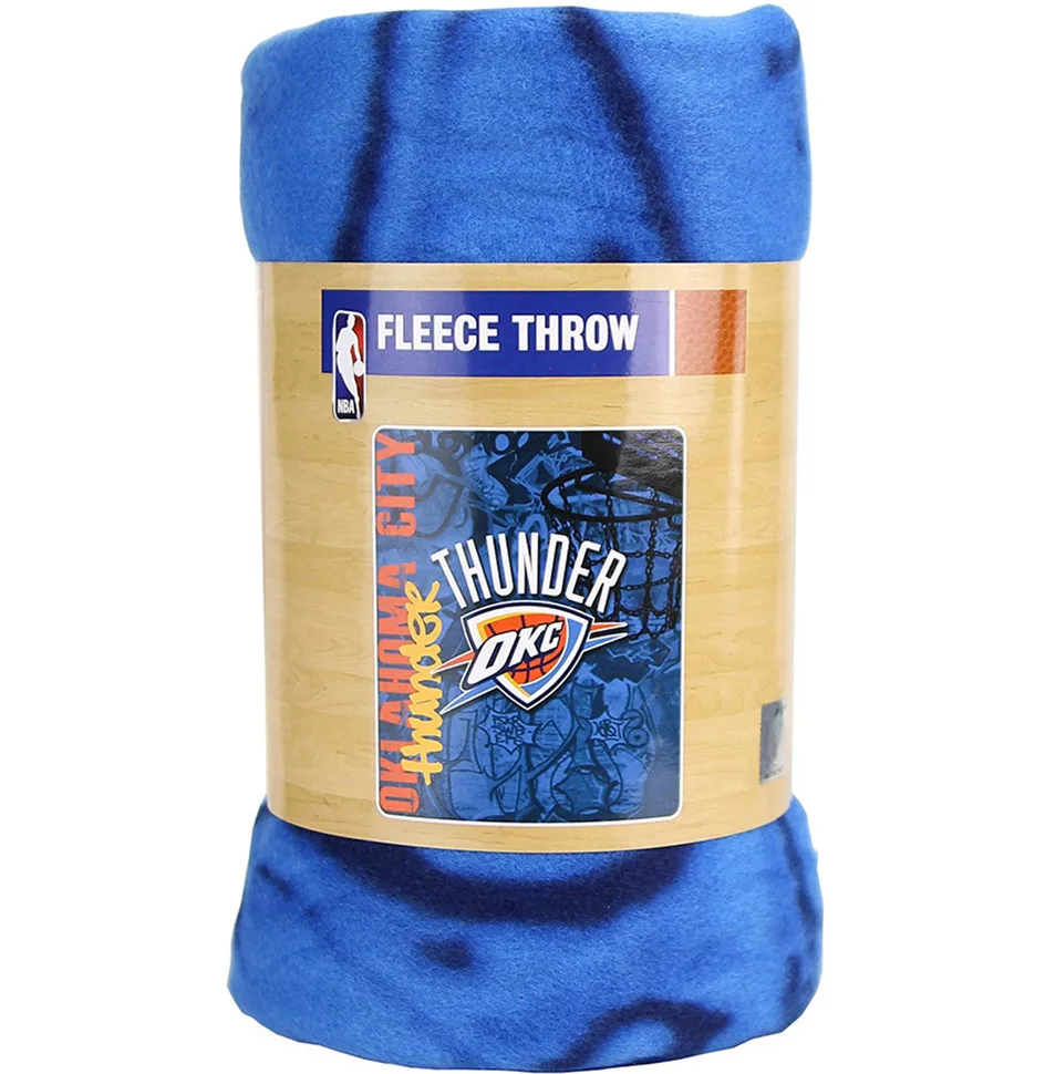 NBA Super Soft Plush printed fleece personalized baby blankets custom throw blanket for winter