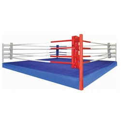 Fitness Gym Thai Kick Training Punch Machine Equipment Home Custom Pads Fighting Hot Sale 4X4 Ropes Cage Mma Price Boxing Ring