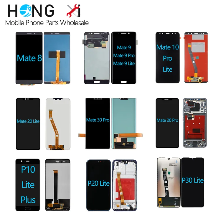 Pantalla For Huawei P7 P8 P9 P10 P20 P30 Pro P40 Lite Lcd Screen For Huawei Mate 8 9 10 20 30 Pro Screen Lcd Display
